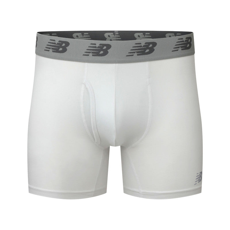 Mens Premium 6 Inch Boxer Brief with Fly 3 Pack